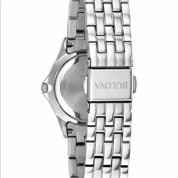 NWT Bulova Swarowski Watch, Necklace, Earring Set - Picture 5 of 10